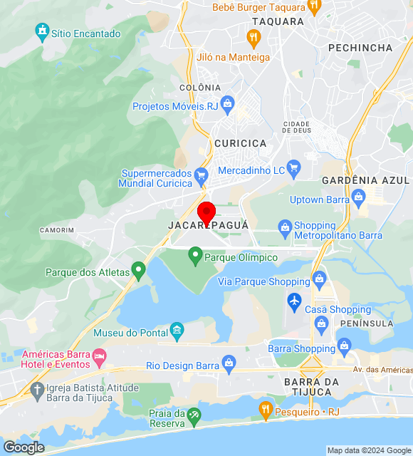 Mapa da localização