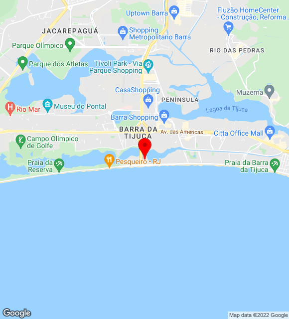 Mapa da localização