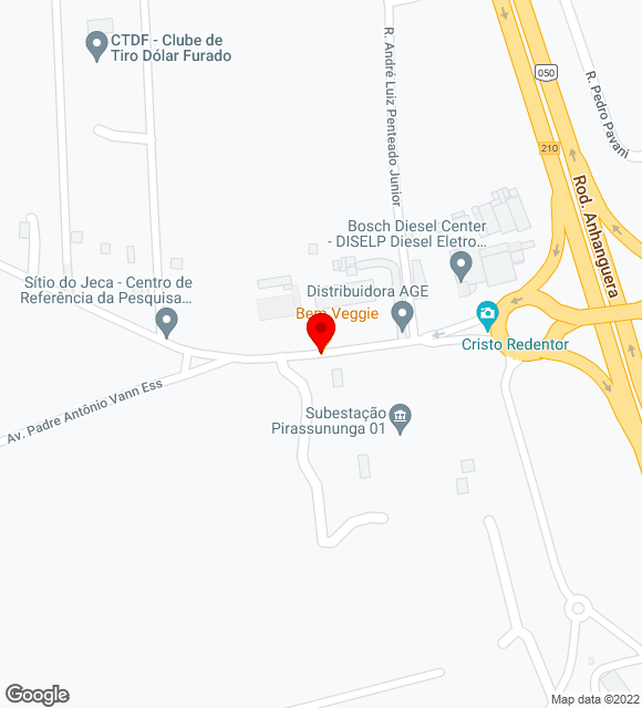 Mapa da localização