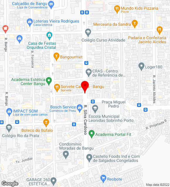 Mapa da localização