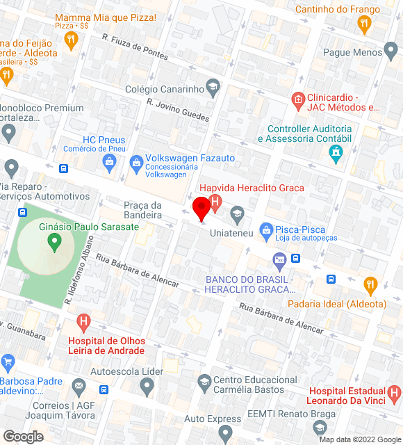Mapa da localização