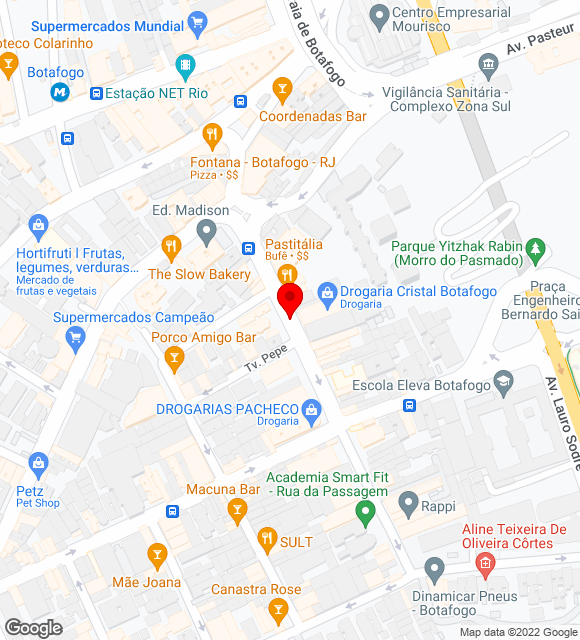 Mapa da localização