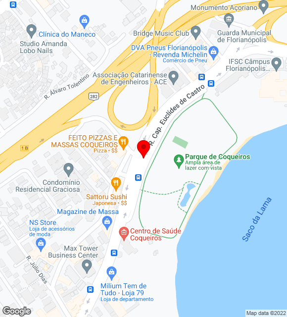 Mapa da localização