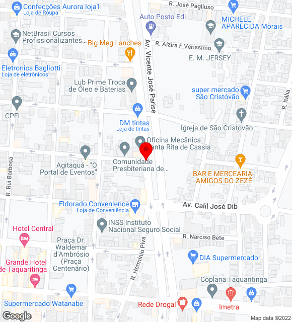 Mapa da localização