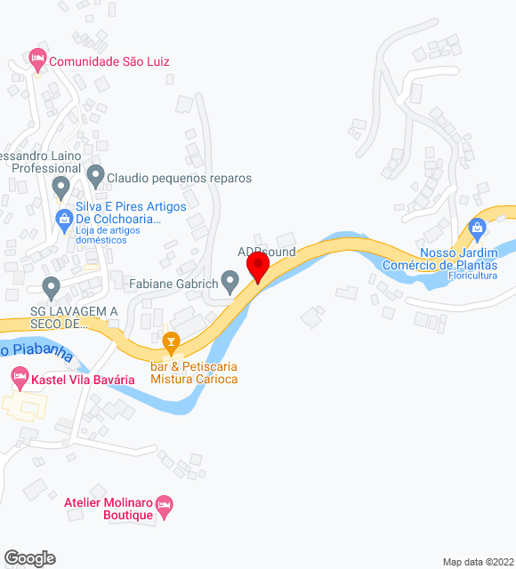 Mapa da localização