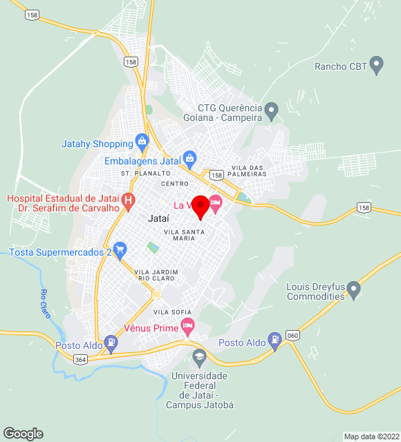 Mapa da localização