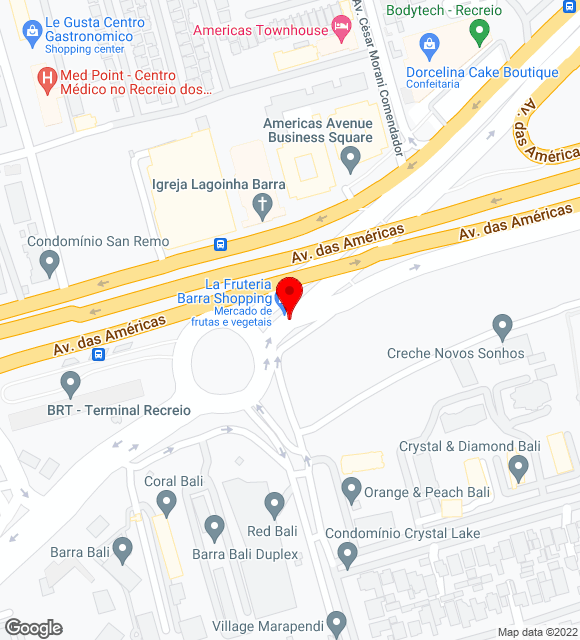 Mapa da localização