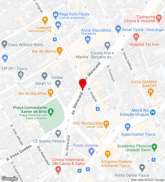 Mapa da localização