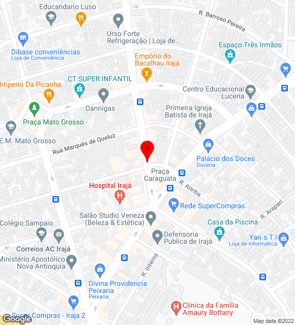 Mapa da localização