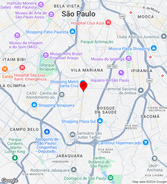 Mapa da localização