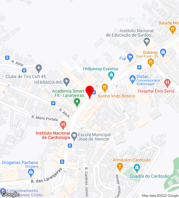 Mapa da localização