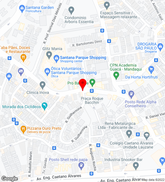 Mapa da localização