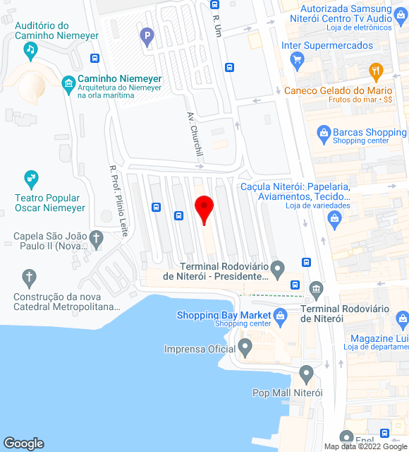 Mapa da localização
