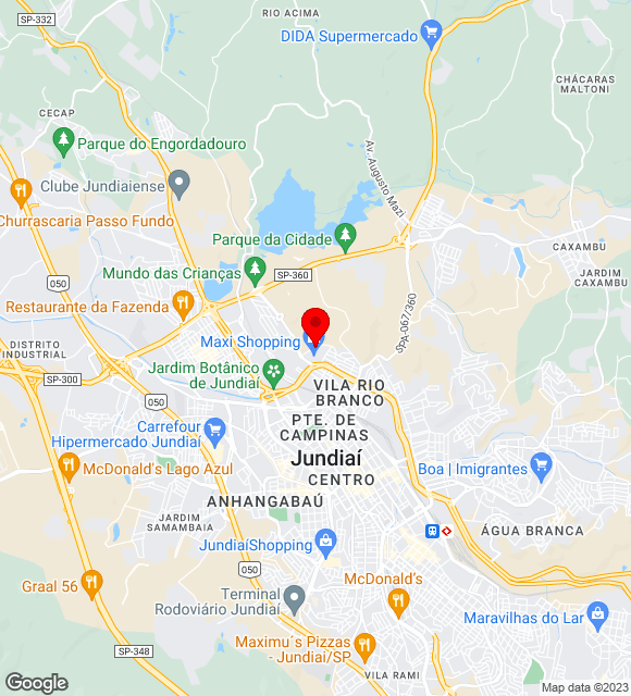 Mapa da localização