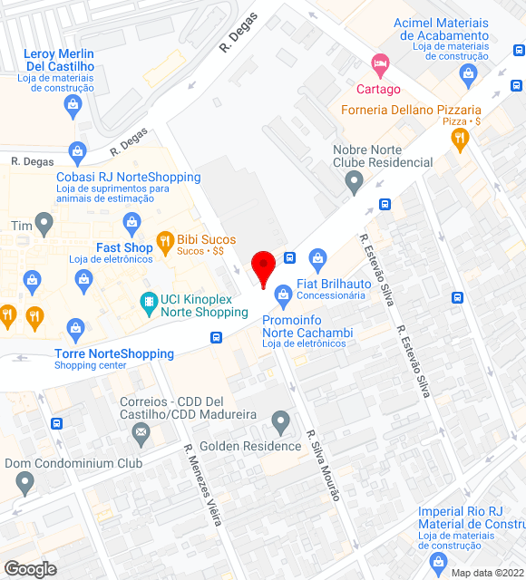 Mapa da localização