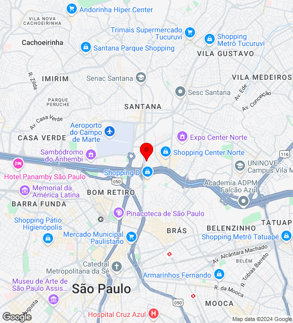 Mapa da localização