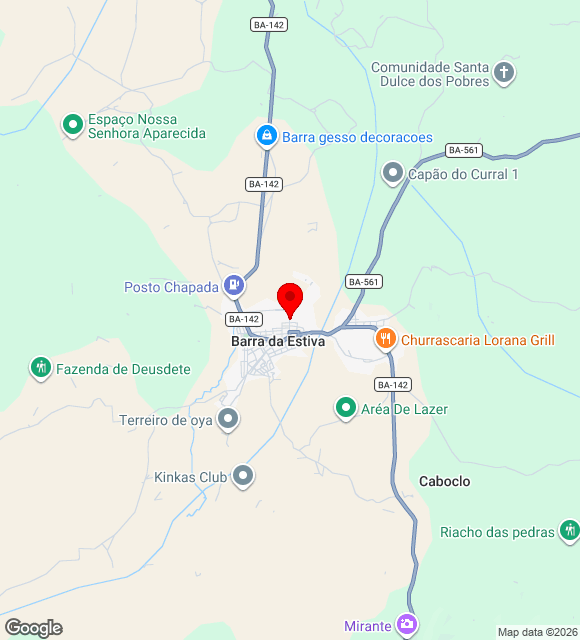 Mapa da localização