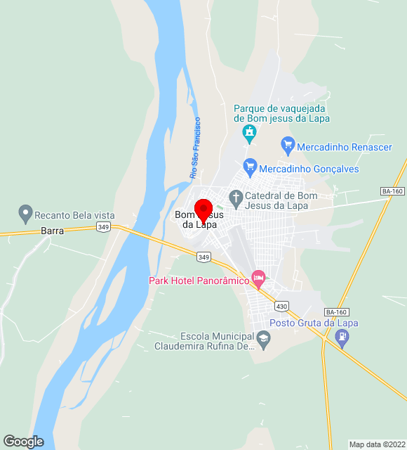 Mapa da localização