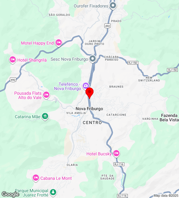 Mapa da localização
