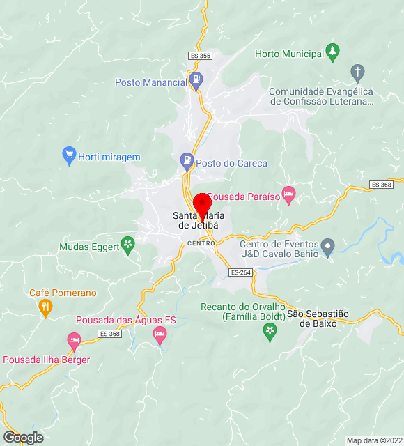 Mapa da localização