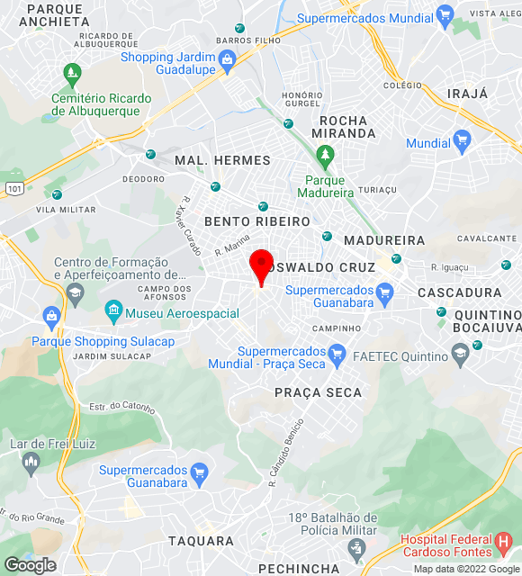 Mapa da localização
