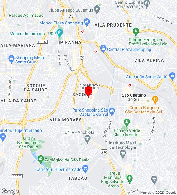 Mapa da localização