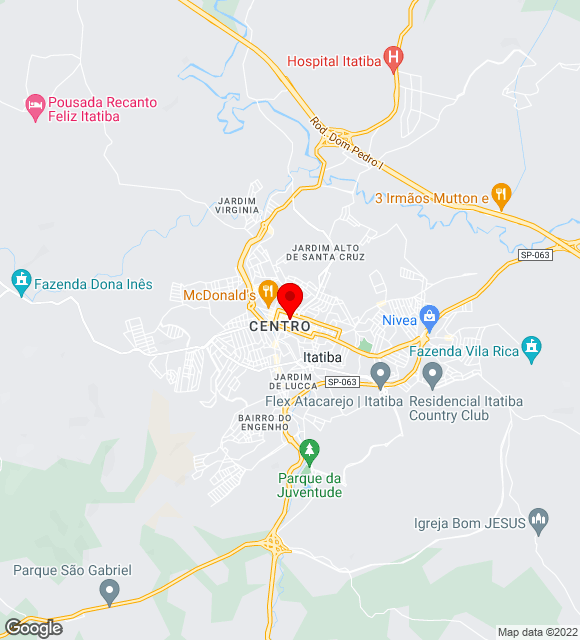 Mapa da localização