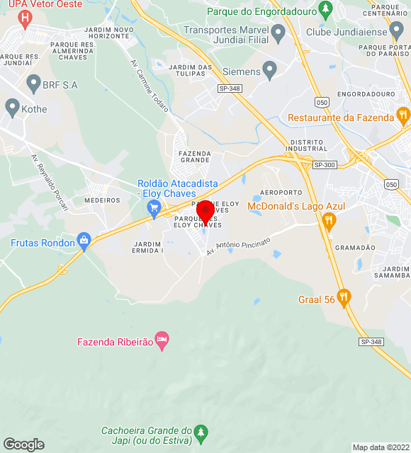 Mapa da localização