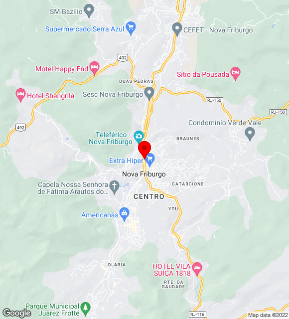 Mapa da localização