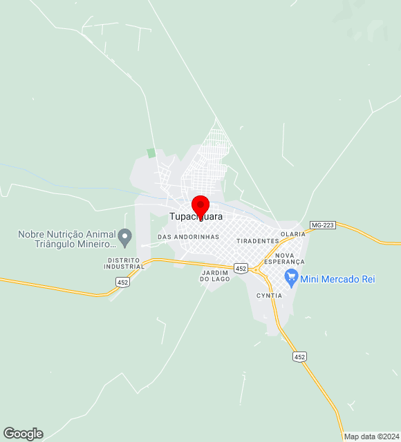 Mapa da localização