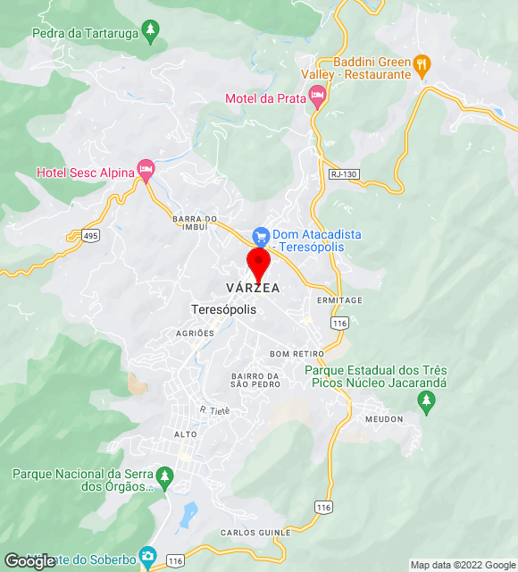 Mapa da localização