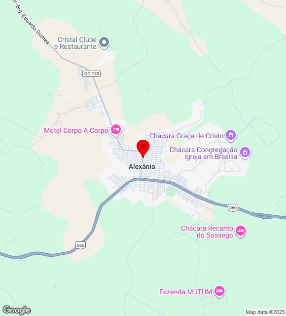 Mapa da localização