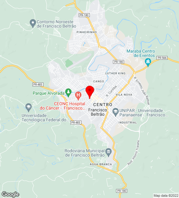 Mapa da localização