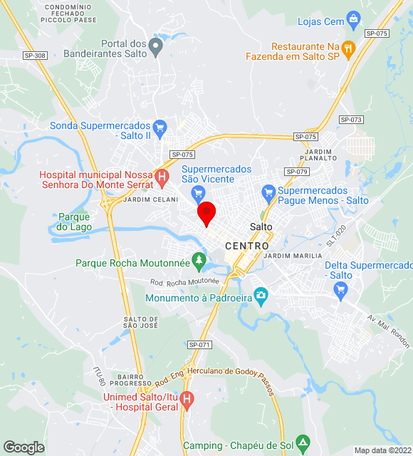 Mapa da localização