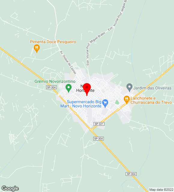 Mapa da localização