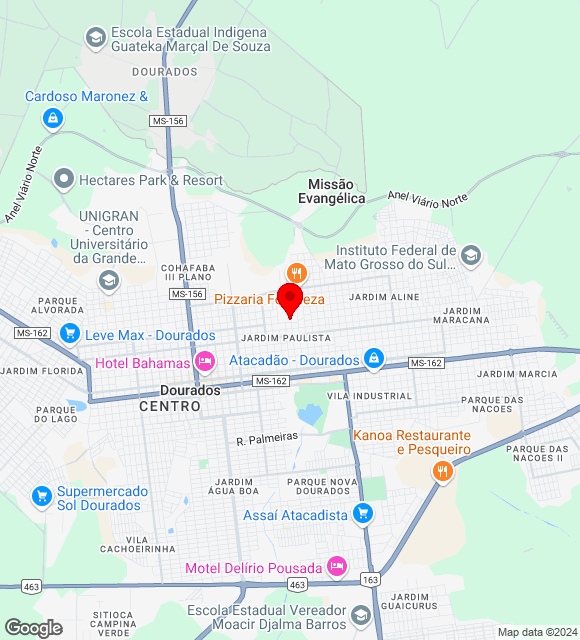 Mapa da localização