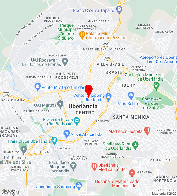 Mapa da localização