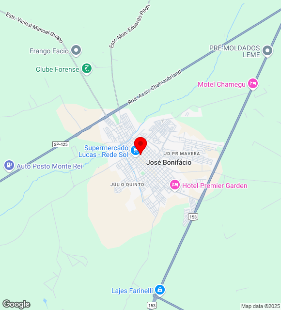 Mapa da localização