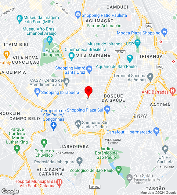 Mapa da localização