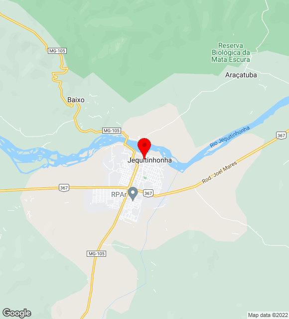 Mapa da localização