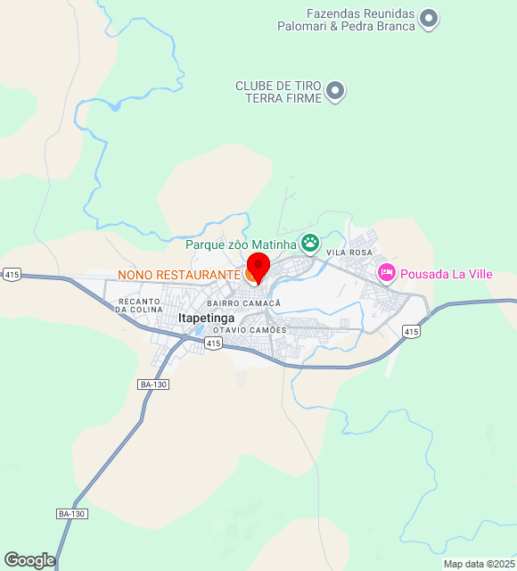 Mapa da localização