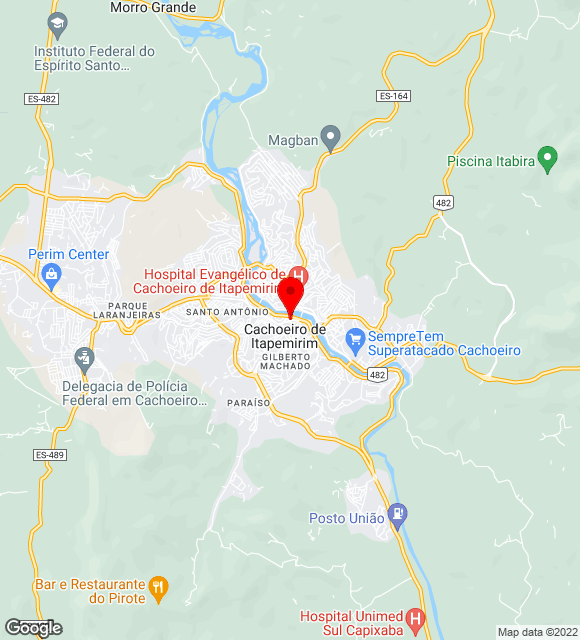 Mapa da localização
