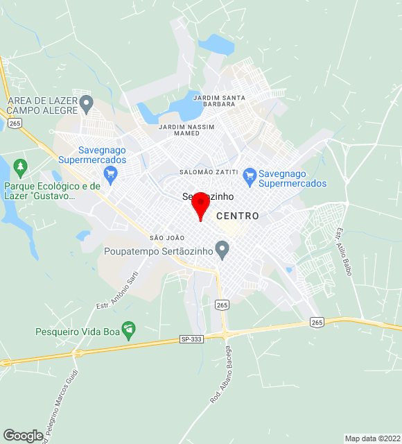 Mapa da localização