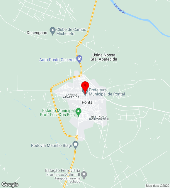 Mapa da localização