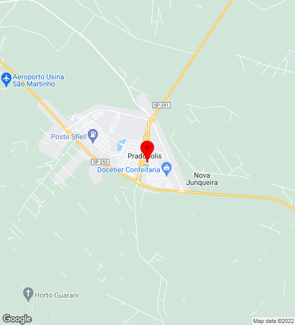 Mapa da localização