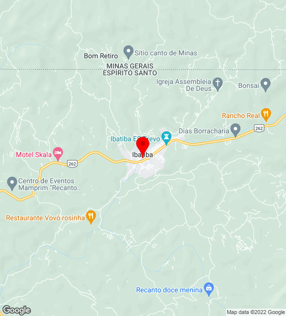 Mapa da localização