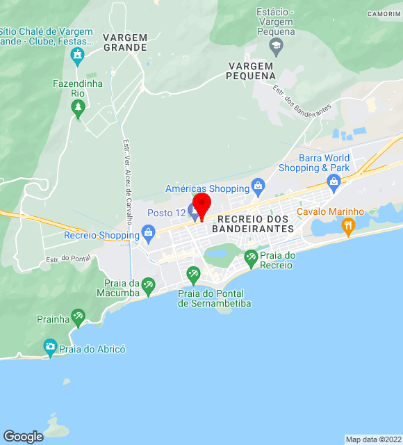 Mapa da localização