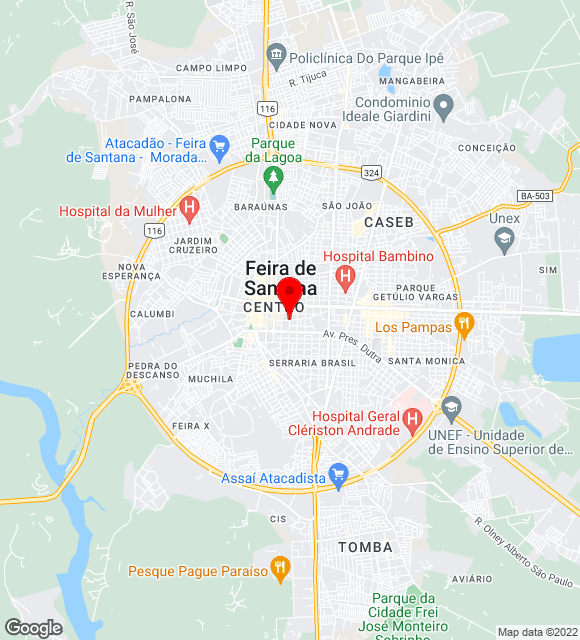Mapa da localização