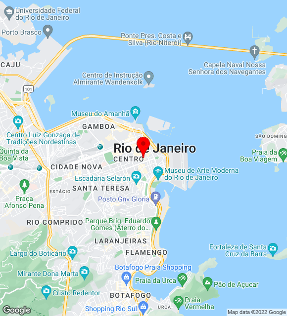 Mapa da localização