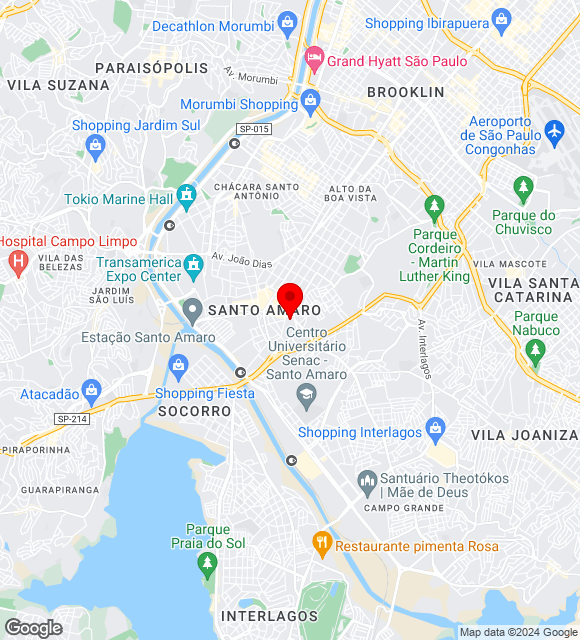 Mapa da localização